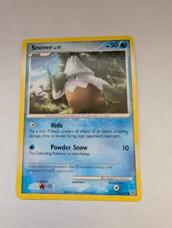 Pokemon TCG Snover Lv.17 Diamond & Pearl Stormfront 74/100 Regular Common LP-NM - Image 1