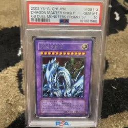 YuGiOh Dragon Master Knight PSA10 Secret Rare GB7-003 GameBoy Promo - Image 1