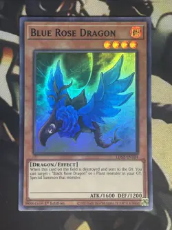Yugioh: Blue Rose Dragon - LDS2-EN104 - Ultra Rare (Green) - 1st Edition - NM - Image 1