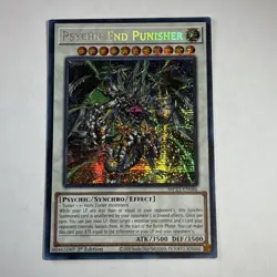 MP23-EN086 Psychic End Punisher Prismatic Secret Rare 1st Ed NM YuGiOh TCG - Image 1