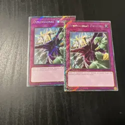 Dimensional Prison Platinum Secret Rare RA04-EN132 Yugioh x2 - Image 1