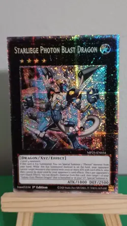 2025 Yugioh Starliege Photon Blast Dragon MP25-EN034 Ultra Rare Fresh Pull - Image 1