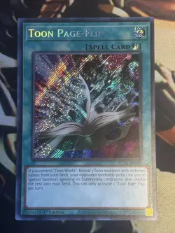 Yugioh: Toon Page-Flip - BLCR-EN068 - Secret Rare - 1st Edition - NM - Image 1