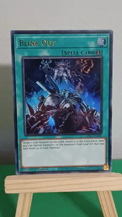 2025 Yugioh Blink Out Spell Card MP25-EN200 Ultra Rare Fresh Pull 1st Edition - Image 3