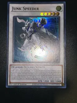 YuGiOh! - Junk Speeder - 1st Edition Ultra Rare RA01-EN032 NM - Image 1