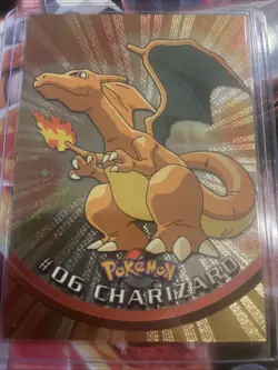 Charizard Holo Foil Topps TV Animation Pristine Pokemon Card #6 1999 - Image 1