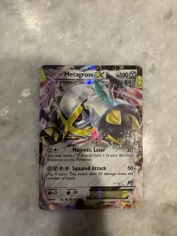 Metagross EX XY34 Shiny Holo XY Promo Pokemon Card TCG Lightly Played - Image 1