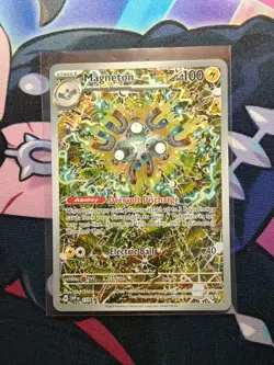 Pokemon TCG Magneton SVP 159 Surging Sparks Promo Card NM Condition - Image 1