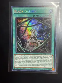 Yugioh Black Garden MP25-EN132 Prismatic Secret Rare 1st Ed NM - Image 1