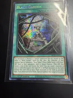 Yugioh Black Garden MP25-EN132 Prismatic Secret Rare 1st Ed NM - Image 2