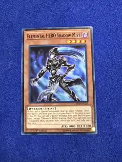YUGIOH ELEMENTAL HERO SHADOW MIST LEHD-ENA15 COMMON 1ST ED NM - Image 1