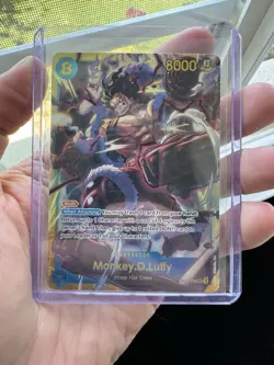 Monkey D. Luffy OP11-118 SEC A Fist of Divine Speed ONE PIECE Card Game -EN - Image 1