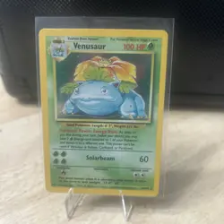 Venusuar Base Set 1999 Holo Rare Unlimited 15/102 Pokemon Card TCG - Image 1