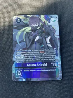 Asuna Shiroki BT25-092 Alternate Art Dual Revolution Digimon TCG Card English - Image 1