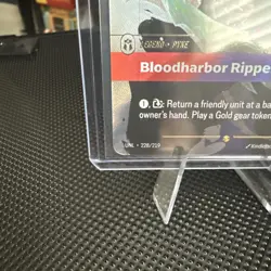 Riftbound Pyke Legend Bloodharbor Ripper Foil Card 228/219 Overnumber - Image 4