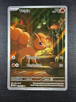 Vulpix 138/132 Me01 Mega Evolution Illustration Rare card. 2 - Image 1