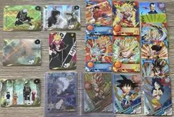 Bandai Dragon Ball & Naruto 18 Card Lot - Image 1
