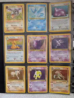 100% Complete Pokemon Card Fossil Set 62/62 Old Vintage Classics WOTC 1999! - Image 2