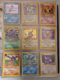 100% Complete Pokemon Card Fossil Set 62/62 Old Vintage Classics WOTC 1999! - Image 3
