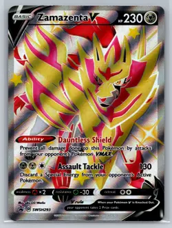 Zamazenta V (Shiny) - Holo Promo SWSH: Sword & Shield Promo Cards SWSH293 NM - Image 1