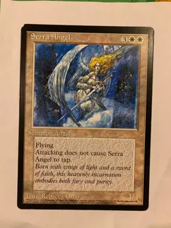 Mtg Serra Angel 6x9 Oversized Jumbo Card English Arena Prize & Store Promo - Image 1