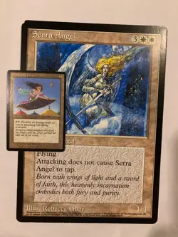 Mtg Serra Angel 6x9 Oversized Jumbo Card English Arena Prize & Store Promo - Image 2