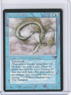 1994 Magic The Gathering MTG - Legends - Devouring Deep MINT - Image 1