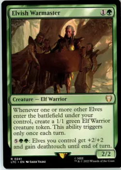 Elvish Warmaster 241 Commander: The Lord of the Rings: Tales of Middle-earth NM - Image 2