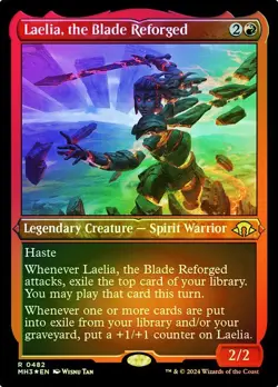 Laelia, the Blade Reforged Foil Etched Modern Horizons 3 NM MTG - Image 1