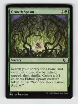 Growth Spasm*Non-Foil* Commander: Innistrad: Midnight Hunt 139 NM - Image 1