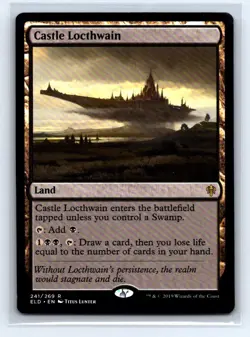 Castle Locthwain #241 Throne of Eldraine Magic: The Gathering MTG - MP - Image 2