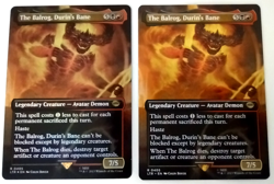 2x The Balrog, Durin's Bane (Borderless 1 Foil/1 Regular) - LTR - EN - R 0405 - Image 1