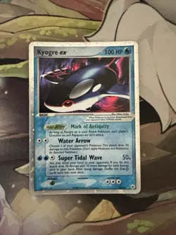 Pokemon Kyogre EX Holo Card EX Hidden Legends Series 94/101 - Image 1