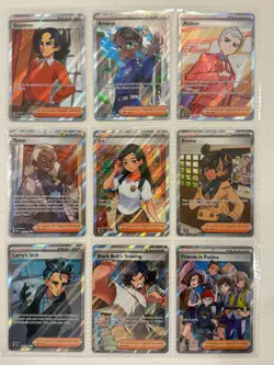 Pokemon TCG x9 Illustration Rare Art cards Trainer bundle LOT 4 - Image 1