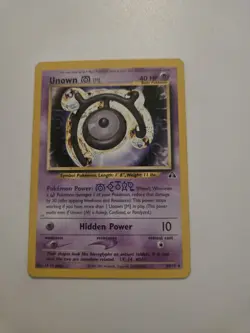Unown M 49/75 | Neo Discovery | Non Holo Pokemon Card MP - Image 1