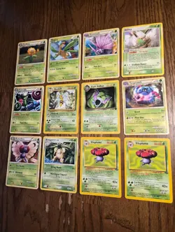 Pokemon TCG Grass Rare Lot - Image 1