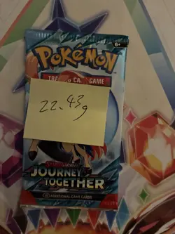Heavy! Over 22.43 Gram Pokemon Journey Together Booster Pack Sealed - Image 2
