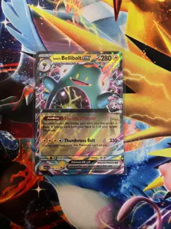 Pokemon Iono's Bellibolt ex 070/217 Me: Ascended Heroes Holo - Image 1