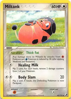 Miltank 42/115 Uncommon Unseen Forces Pokemon Lightly Played - Image 1