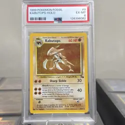 Pokemon Kabutops Fossil Holo Rare Unlimited 9/62 PSA 6 1999 English - Image 1