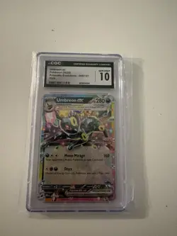 Umbreon ex 060/131 SV Prismatic Evolutions Holo Double Rare 2024 CGC 10 - Image 1