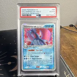 Pokemon TCG Salamence ex EX-Holo Delta Species 98/101 Dragon Frontiers 2006 PSA - Image 1