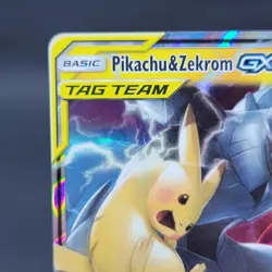 Pokemon TCG Tag Team Pikachu & Zekrom GX 33/181 Team Up Holo - Image 3