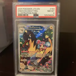 2025 POKEMON JTG EN-JOURNEY TOGETHER ILLUSTRATION RARE IONO'S KILOWATTREL PSA 8 - Image 1