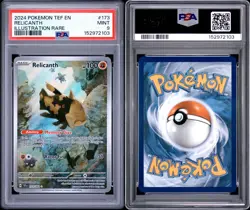 2024 Pokemon Temporal Forces Relicanth IR 173/162 PSA 9 Illustration Rare - Image 3