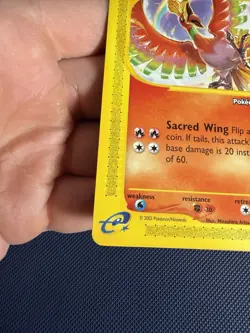 Pokemon TCG Ho-oh 52/52 Promo Regular Pokemon Center NY 80HP Mitsuhiro Arita - Image 5
