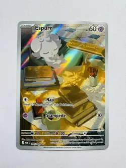Pokemon TCG Espurr 095/088 Perfect Order Illustration Rare - Image 1