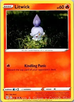 Litwick 196 Lost Origin LOR NM/M Morii - Image 1