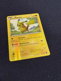 The Pokemon Company Pikachu 115/114 Black & White Secret Rare Holo Full Art - Image 2