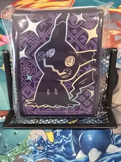 Mimikyu Card Sleeves : From Paldean Fates Elite Trainer Box : 65 Sleeves Pokemon - Image 1